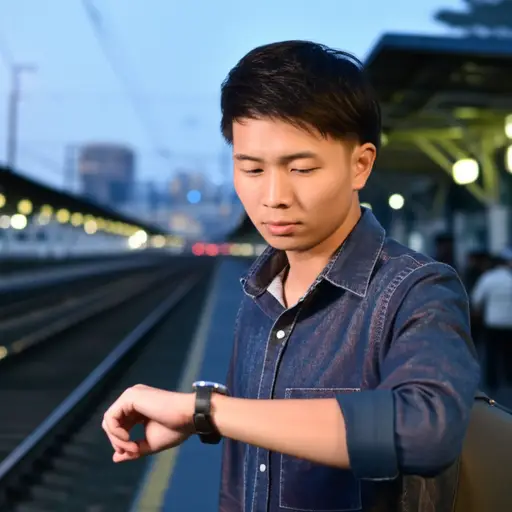 也许他今天会晚点到。