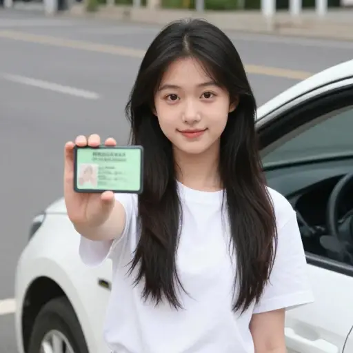 我十几岁的女儿刚刚拿到了驾照。
