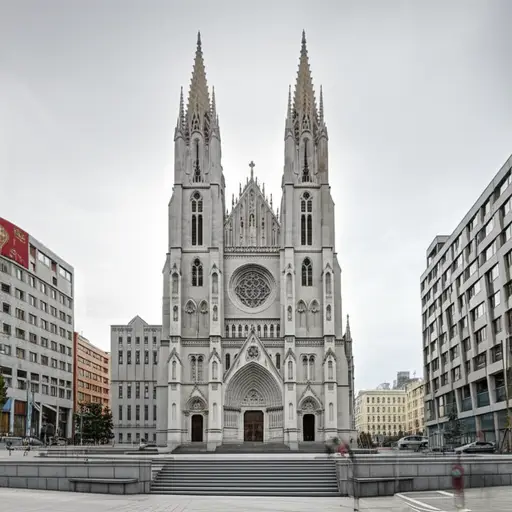 这座城市的主大教堂非常古老而美丽。