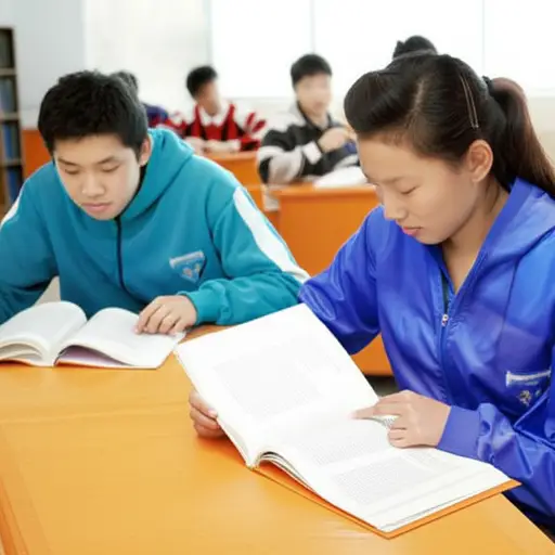 两个学生在图书馆，其余的在教室。