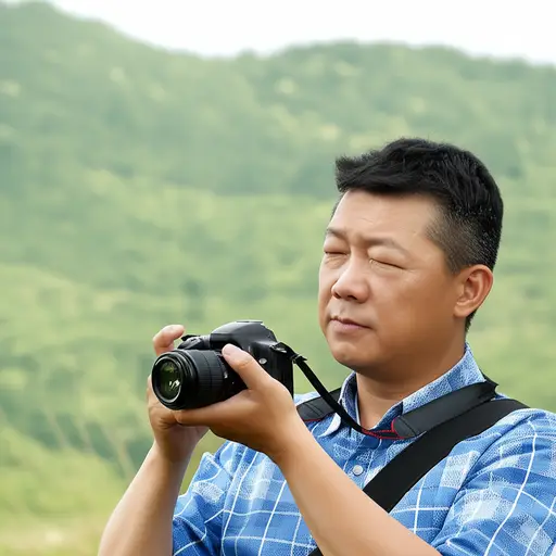 我叔叔是一名摄影师。