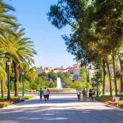 巴尔波亚公园以其众多景点而闻名。