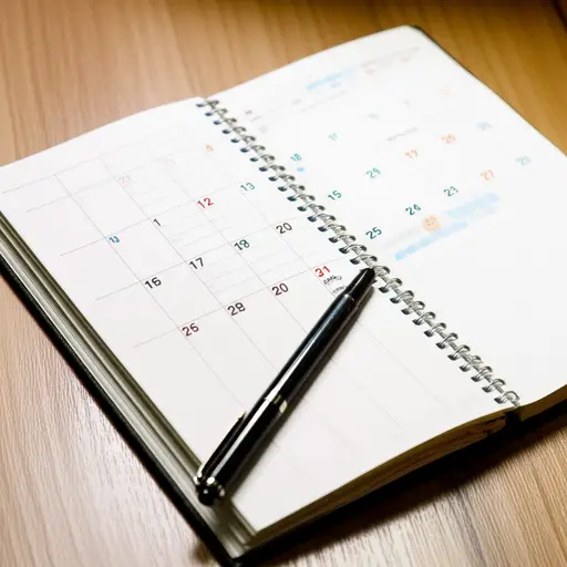 通常，我提前一两天做计划。