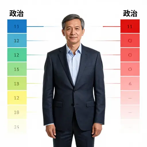 在政治上，他持中间立场。