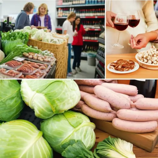 他们通常买酒，并准备传统的波兰餐，比如卷心菜配蘑菇和香肠。