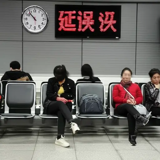 我的航班延误了两个多小时。