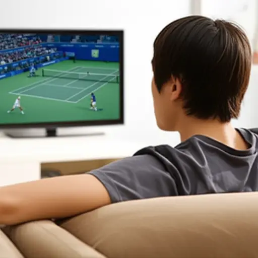 我哥哥喜欢看网球比赛。