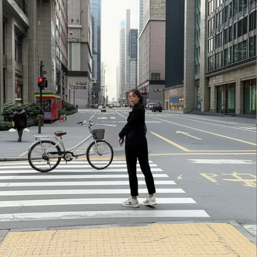 你是骑自行车还是步行？