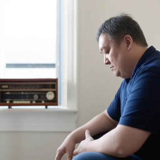 我第一次在收音机上听到这首歌。