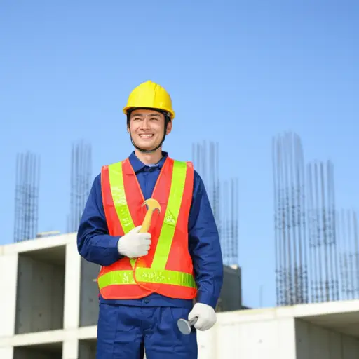 那个熟练的建筑工人按时完成了项目。