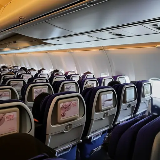 这架飞机载有300名乘客。