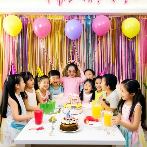 她邀请了十五个孩子来参加她的派对。