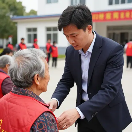 他对自己的社会责任有很强的意识。