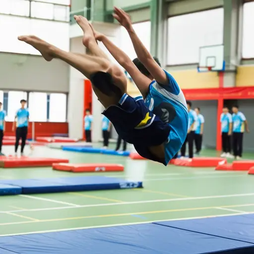 你上学的时候练过体操吗？