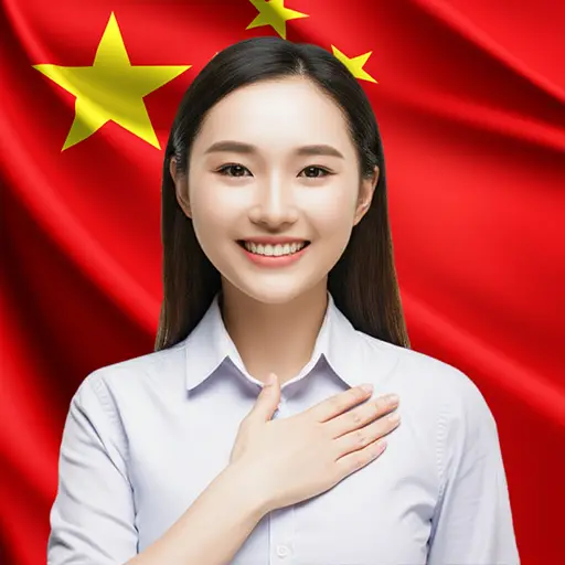 她为自己的祖国感到无比自豪。