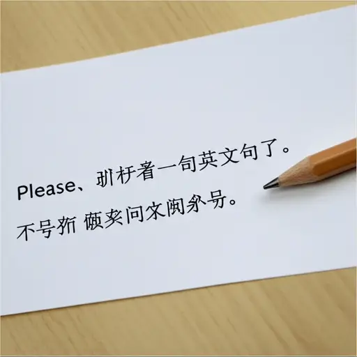 她句子里的唯一错误是漏掉了一个问号。