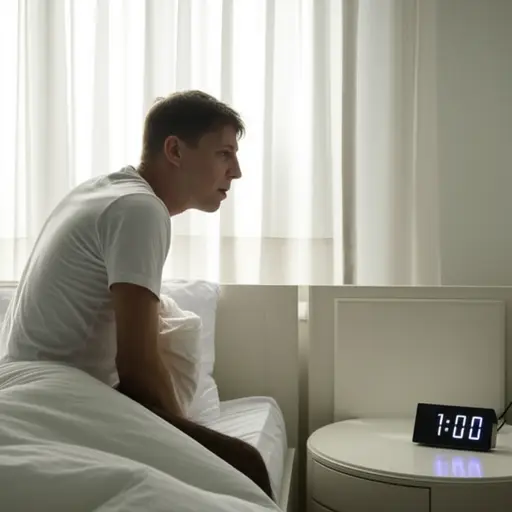 我每天早上七点醒来。