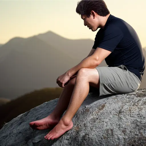 长途徒步后，我的脚很疼。