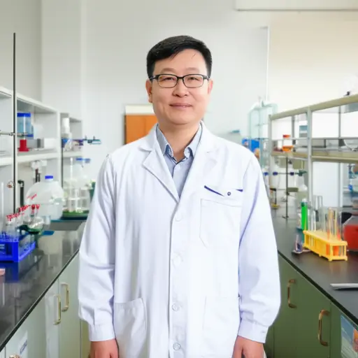 我是一名化学家，我在实验室工作。