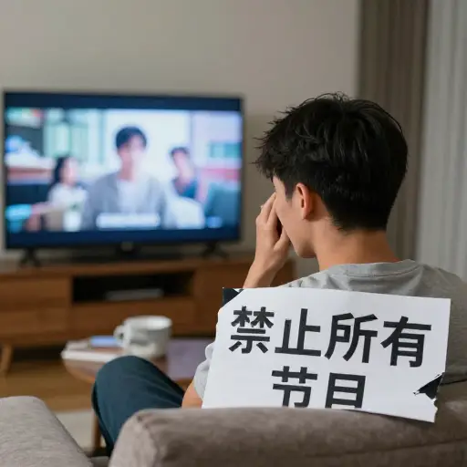 虽然我同意有些节目很糟糕，但我认为全面禁止，该怎么说呢，有些夸张。