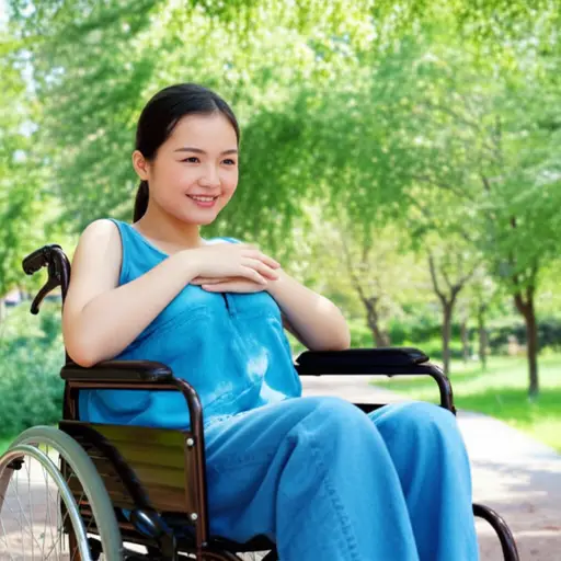 她有某种残疾。