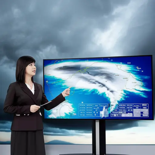 天气预报就即将到来的风暴向我们发出了警告。