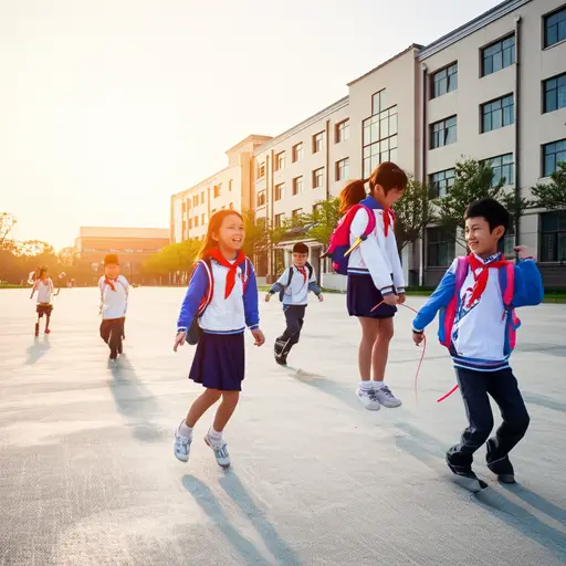 放学后，我经常和朋友们一起玩。