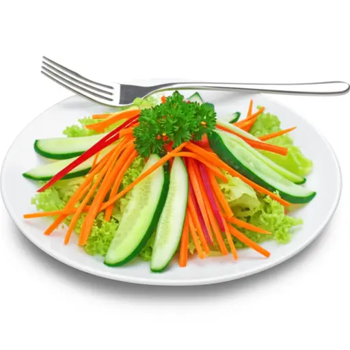 吃生蔬菜是一个健康的选择。