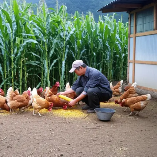 农民经常用玉米来喂养他们的动物。