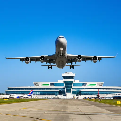 航班准时起飞了。