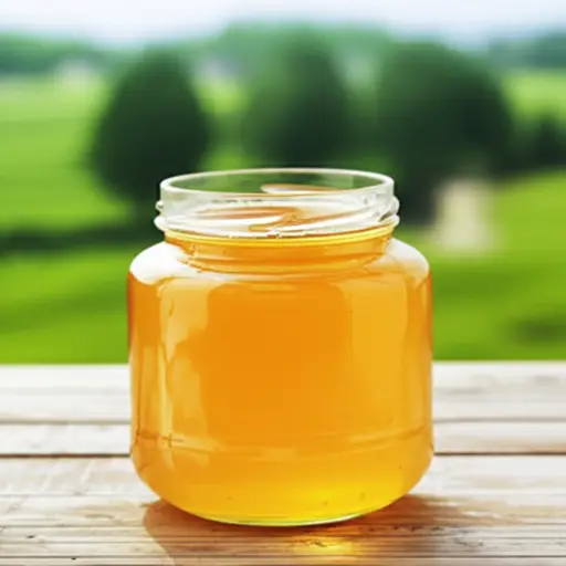 我买了一罐本地蜂蜜作为纪念品。