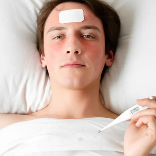 我发烧了，我的体温是38度。