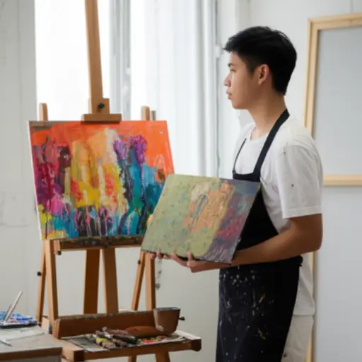 比较一下你最近的作品和旧作，你会看到自己进步了多少。