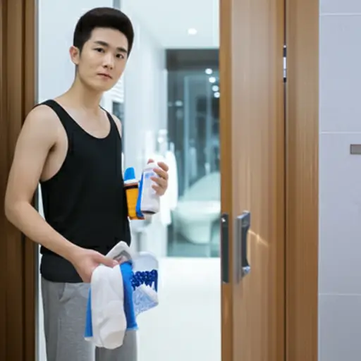 我正要去洗个澡。