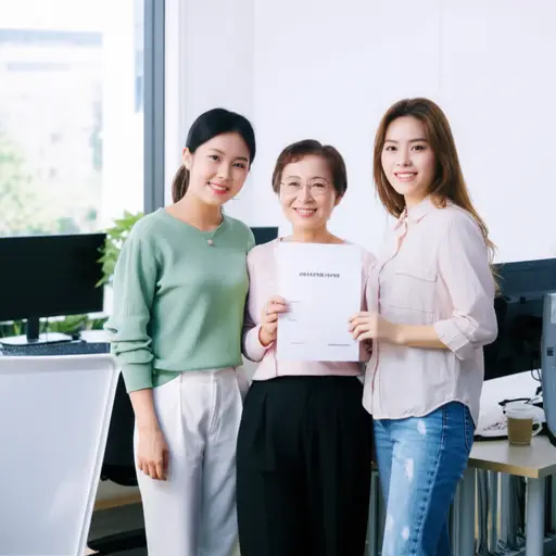 我通过我妈妈的一个朋友得到了这份工作。