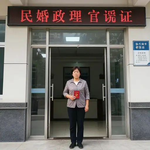 她离婚了。