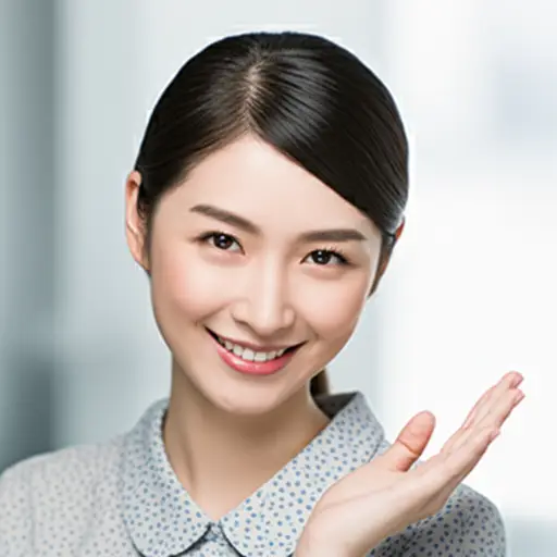 她友好地对我说话。