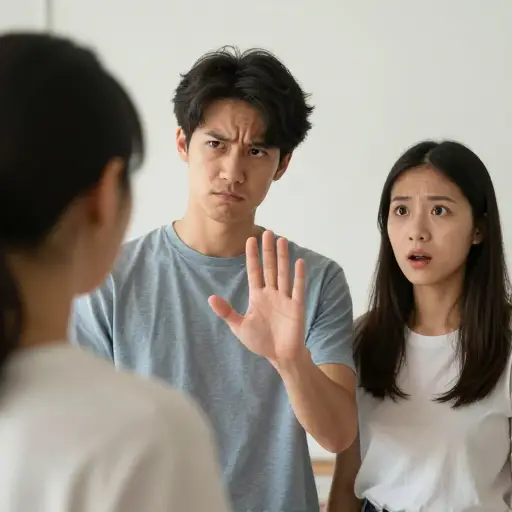 如果你不想回答，就直接说：“管好你自己的事。”