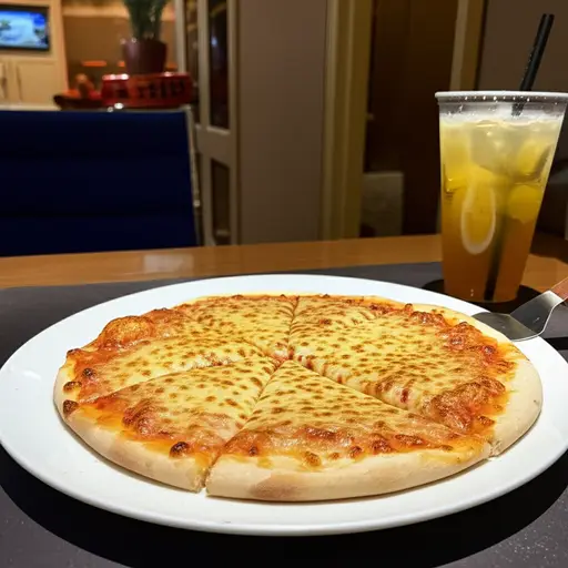 我喜欢披萨的味道。