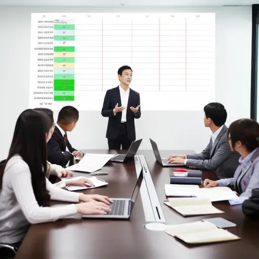 经理向我们保证项目正在按计划进行。