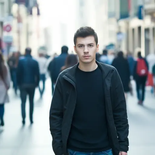 我不认识这里的任何人。