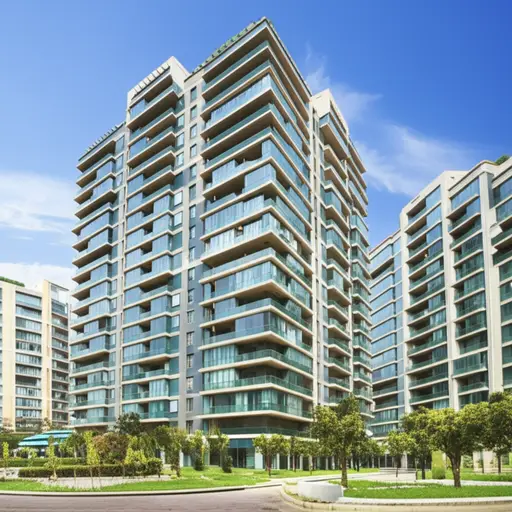 我住在一栋公寓楼里。