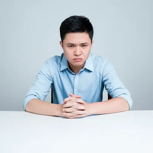 我试图保持冷静，但这非常困难。