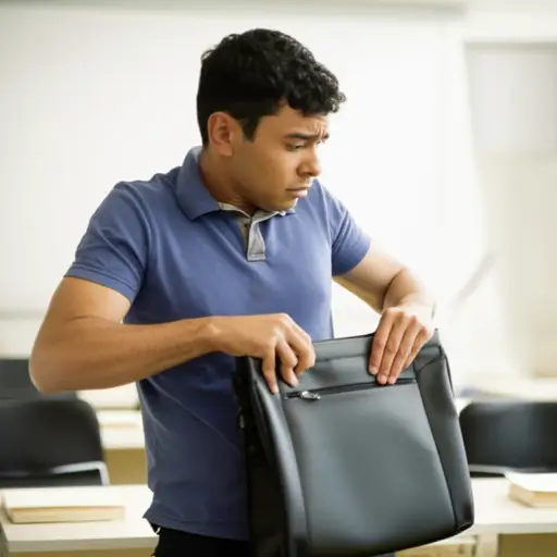 请检查一下你是否拿着它，因为里面有我的身份证件。