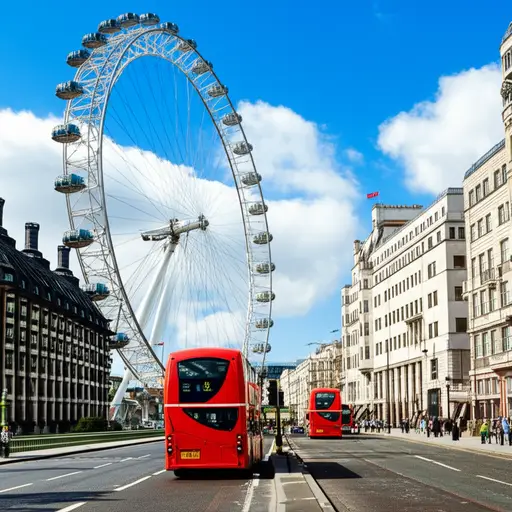 我在伦敦住了一周。