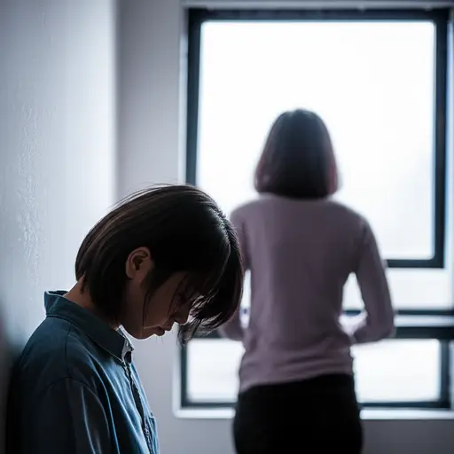 我让她失望了，感到很内疚。