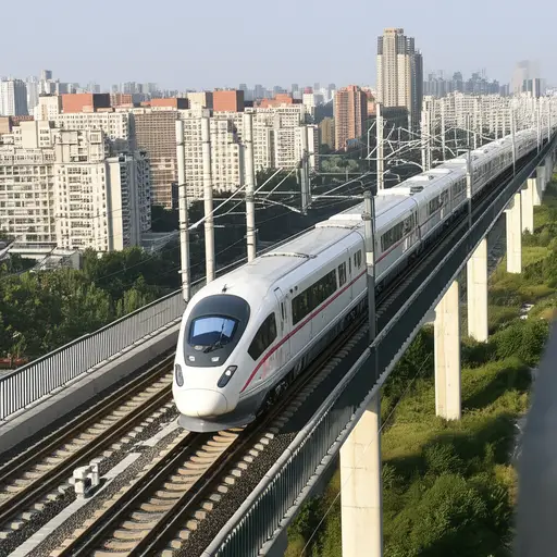 高速铁路服务将我们连接到城市。