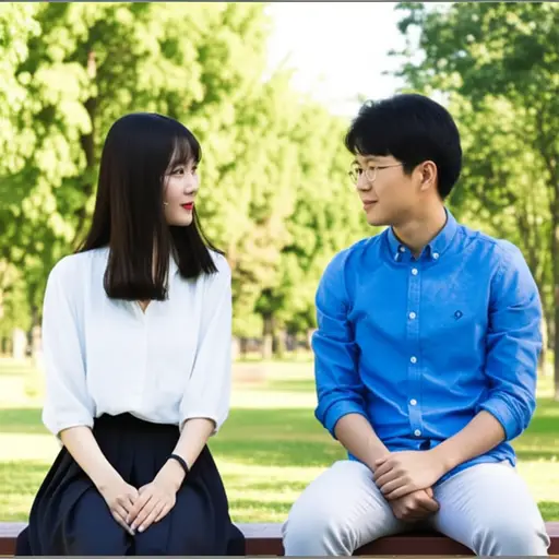 这两个朋友终于谈了一次，化解了彼此间的误会。