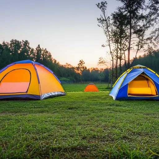 我们将在帐篷里过夜，然后一大清早起床。