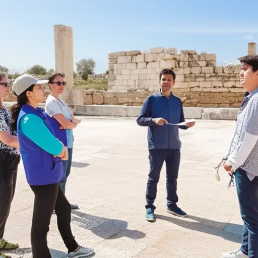 根据导游介绍，那是古代一个著名的文化。